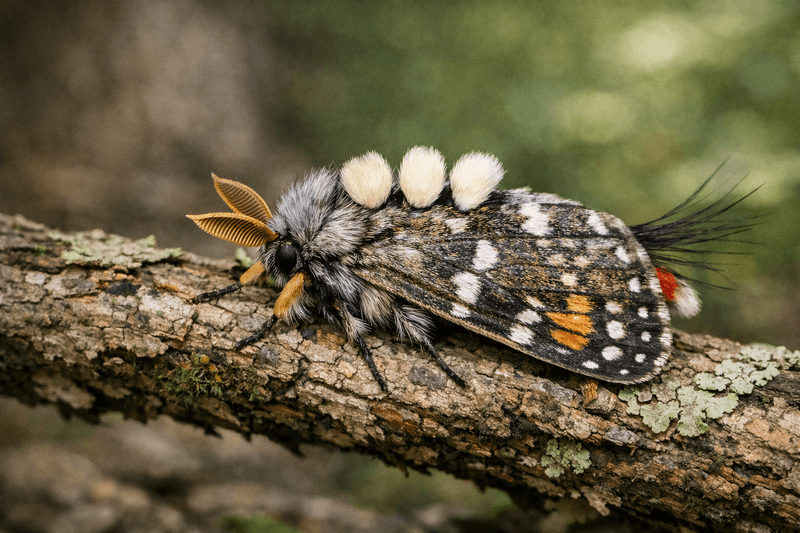 White-marked Tussock Moth
